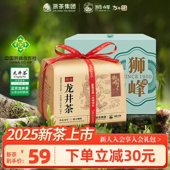 Shifeng brand 2025 new tea yuqian fragrance longjing tea hangzhou authentic green tea traditional paper pack 250g