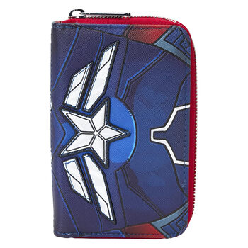 Loungeflyloungefly marvel captain america brave new world zipper wallet various colors