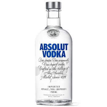 Absolut vodka original vodka 700ml new and old packaging shipped randomly