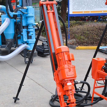 Kezitu small pneumatic down-the-hole drilling rig 20-meter slope support pneumatic drilling machine 70d type deposit (red)