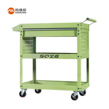 Corini trolley home industrial style removable storage tool trolley green-upgraded model
