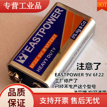 Eastpower is out of stock and sends other brands of 6f22 battery 9v temperature measuring gun forehead temperature gun body temperature gun battery body temperature gun battery