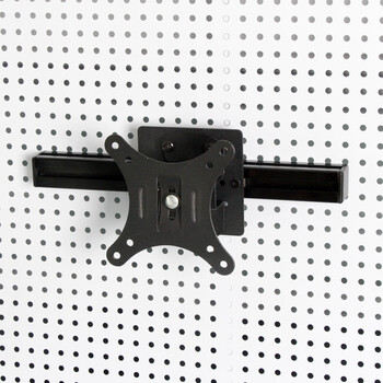 Difan hole board monitor stand hole board display wall mount bracket free of punching desk hole board computer stand black steering type (horizontal) default shipment 24 inch