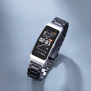 Huawei (huawei) annual meeting gift huawei original smart bracelet sports smart bluetooth headset two-in-one men and women heart rate phone health reminder watch multi-function call step counting b7 obsidian black + stainless steel three-bead black strap