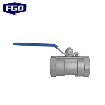 Fgo 304 stainless steel one-piece ball valve medium size q11f-16p dn25 1 1 inch