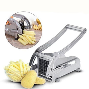 Qianhuiyou stainless steel potato slicer multifunctional stainless steel cucumber slicer home kitchen vegetable cutter stainless steel potato slicer thickened version