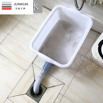 Naoiskey side-drainage kitchen plastic dishwashing simple dishwashing sink with drain, no temporary installation required, removable sink sink, thickened upgraded version, te large white + 70cm drain pipe