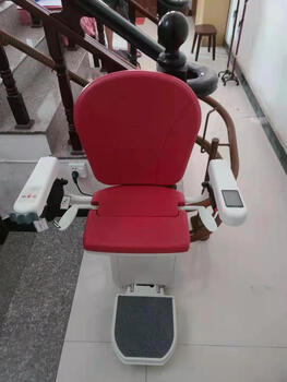 Kezitu chair elevator, stair elevator, household electric elevator, simple elevator, elderly people's stair climbing machine, villa elevator, curved two-story standard with oriental red