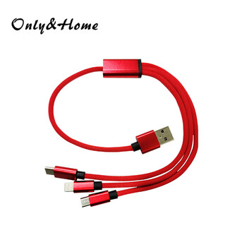 Only&home mobile power supply dedicated one to three fabric data cable kl-yts03