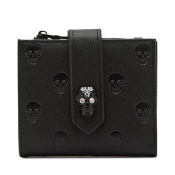Betsey johnsonbetsey johnson skullicious bifold black one size