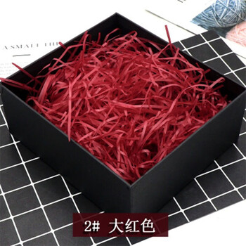Raffia filler high-end wholesale paper strips as souvenirs, wedding decorations, shredded paper silk fruit gift box 3 pounds, red paper silk 20 pounds (10000 grams)