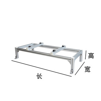 Air-conditioning outdoor unit floor-standing bracket saves space, floor-standing double-layer stacked shock-absorbing, shock-proof and noise-reducing air-conditioning outdoor unit frame (1 layer) length 75 width 40 height 18, suitable for 1 horse