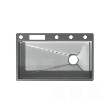 Customized 5mm embossed sus304 stainless steel original color large single-slot household kitchen sink multi-functional under-counter dishwashing. need left and right side drainage or taiwan-controlled drainage. contact the customer