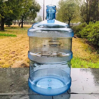 Xiongwochi household water dispenser bucket portable thickened lidded bucket pure water bucket self-service bucket pet extra thick/water dispenser available/damage guaranteed quality 18 liters threaded lid can hold 36 pounds