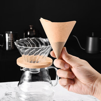 Cliton coffee filter paper log portable drip type hand-brewed coffee powder filter v-shaped filter cup filter paper v-shaped small coffee filter paper log 50 yuan