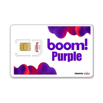 Boommobile u.s. phone card physical card mobile phone card u.s. number long-term registered card supports esim 5 usd package - will be sent after activating the number (physical card)