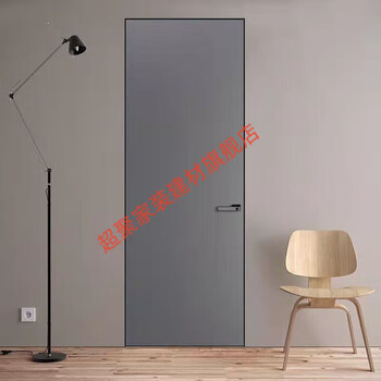 Meikejie minimalist light luxury frameless aluminum wooden door door set room door bathroom door glass door waterproof wbk-1 aluminum frame single package