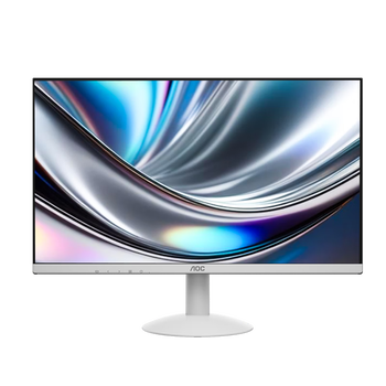Quasi-new product aoc 23.8-inch ips wide color gamut 120hz hdr low blue light and no flicker energy-saving certification elegant white ultra-thin office gaming computer monitor 24b30h/bw