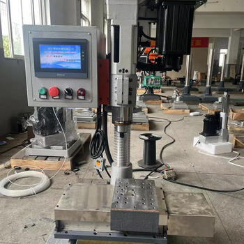 Wen yijia cnc drilling machine fully automatic tapping machine servo tapping machine drilling and tapping integrated desktop multi-axis power head drill 92 single servo cnc drill slide table is additional