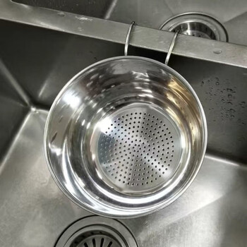 An junsheng thickened stainless steel leaky basin, draining water, washing vegetables, washing rice basin, rice basket, fruit kitchen multi-purpose basin, household large size/one