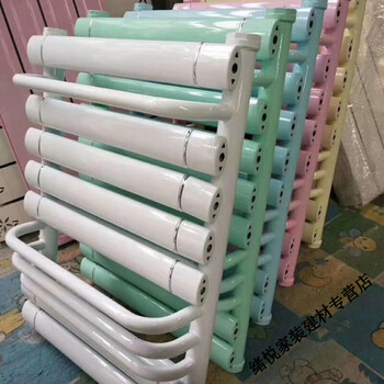 Yaotian small basket bathroom radiator household water floor heating radiator wall-mounted bathroom 400 center distance 1200 high