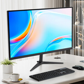 Boonsooal high-definition computer monitor 2k high brush 144/165 e-sports high brush curved screen 4k design and art assembly desktop second-hand quasi-new machine display monitor screen can be wall-mounted 22-inch monitor丨vga+hdmi dual interface