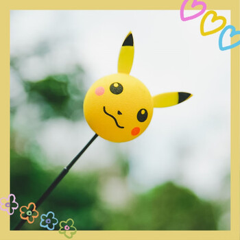 Newong is suitable for bmw mini car antenna decoration car exterior decoration small objects roof modification cactus pendulum pikachu-p53
