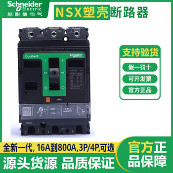 Schneider molded case circuit breaker 100f160n250h400a500a630a new 3p4p thermal magnetic green 250a f 36ka x 3p