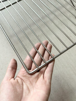 Tailong 304 stainless steel mesh rectangular thick barbecue mesh baking oven mesh drying box layer rack barbecue mesh 100*40