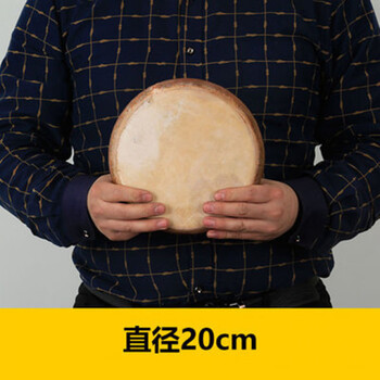 Jingqiao xinjiang tambourine uyghur national musical instrument solid wood handmade cowhide tambourine dance performance props decorative drum full cowhide 20 cm