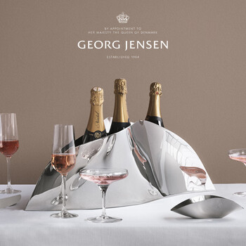Georg jensen george jensen indulgence champagne ice bucket stainless steel wine ice bucket gift large size