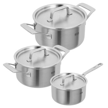 Kuhn rikon cooking five-piece sauce set 1.7 liter pot 3.4 liter and 6.4 liter
