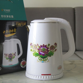 Aishangyoutomarin color changing health kettle electric kettle household large capacity kettle kettle gift wholesale 2.2l health kettle lotus version built-in medical stone 2l