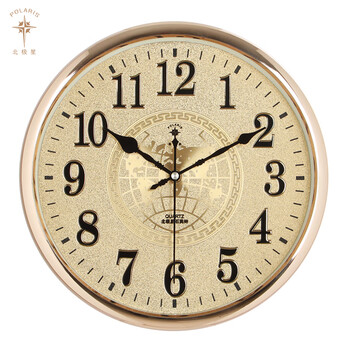 Polaris wall clock living room clock 2025 new simple silent fashion home clock wall watch modern creative quartz clock gold plated