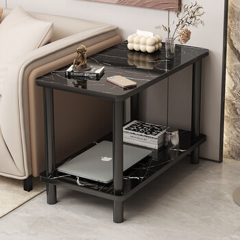 Gupujia coffee table living room simple modern light luxury sofa side table small apartment hospitality tea table double-layer balcony small corner table