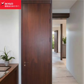 Xin yadi solid wood door set furniture bedroom door interior door living room door dark brown 1 888