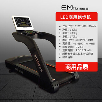 Yimai commercial treadmill home indoor large multi-functional intelligent luxury high-quality gym special high-end treadmill-black_guaranteed