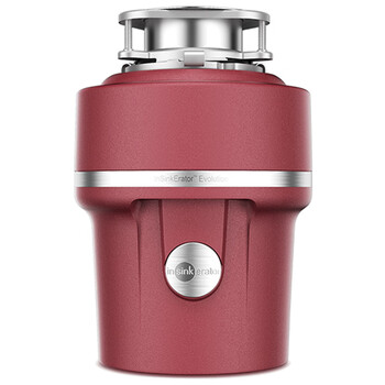 Insinkerator e100 garbage disposer household kitchen food sink food waste shredder red
