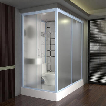Jomoo's new integrated shower room bathroom integrated toilet mobile integrated bathroom household partition door waterproof toilet 190*120 side door with toilet and no steam