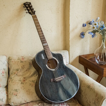 Andrew folk guitar veneer for beginners, single guitar for beginners, entry-level acoustic guitar instrument, 41-inch color-brushed veneer/advanced universal