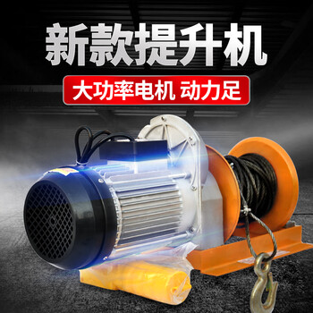 Jinyou crane lifting hoist household single-phase electric hoist 220v small motor fast clutch crane 300kg 30m new hoist