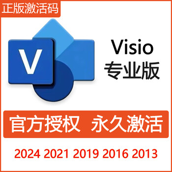 Visio2021 professional edition key/permanent activation code 2019/2013 flowchart software remote installation package 6 remote assistance installation