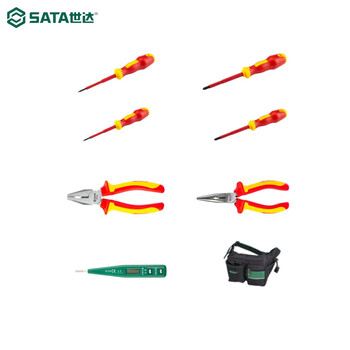 Sata a09733 8-piece electrician tool set