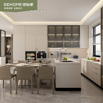 Baiyijia whole house customized modern simple bedroom wardrobe guest dining room cabinet whole house package