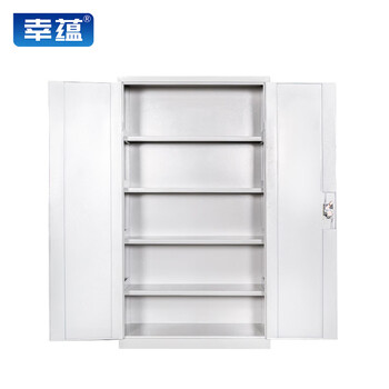 Xingyun tool cabinet workshop heavy-duty storage cabinet with hanging plate iron cabinet thickened factory storage cabinet gray and white inner four panels can be customized