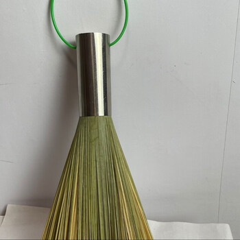 Pot brush and cooking broom. handmade pot brush made by the old bamboo craftsman. comes with 1 lanyard.