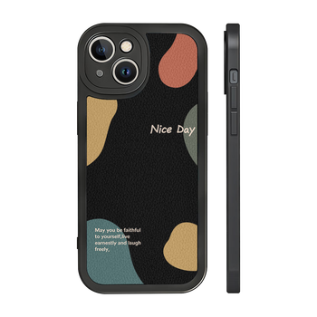 99% new maibei whale suitable for apple 15 mobile phone case iphone15 protective cover lens all-inclusive ultra-thin anti-fall silicone skin-friendly soft shell creative lambskin simple men and women nice day black