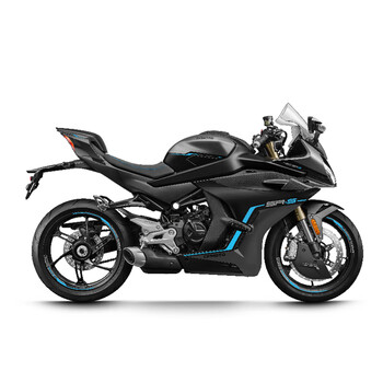 Cfmoto chunfeng 450sr s single swing arm 2025 imitation racing sports car motorcycle store pickup sapphire black