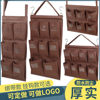 Maixin yidian linen cart, guest room work cart, rag bag, five-color cleaning linen bag with label, multi-port storage hook bag, customized size style, contact customer service