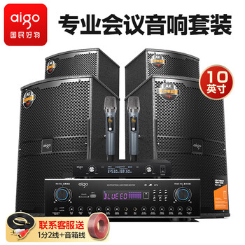 Patriot conference room audio set 10-inch small and medium-sized home ktv background training special stage gym speaker wall-mounted speaker